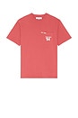 view 5 of 4 Forever Pocket Tee Shirt in Red