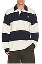 view 1 of 5 Ball Rugby Shirt in Navy Stripe