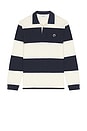 view 5 of 5 Ball Rugby Shirt in Navy Stripe