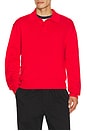view 1 of 4 Cotton Long Sleeve Knit Polo in Red