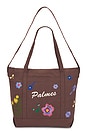 view 1 of 6 Floral Tote Bag in Brown