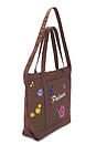 view 3 of 6 Floral Tote Bag in Brown