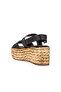 view 3 of 5 SANDALIA DE ESPARTO CHARO in Black