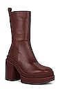 view 2 of 5 Melissa Platform Boot in Burgundy