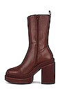 view 5 of 5 Melissa Platform Boot in Burgundy
