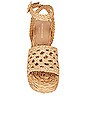 view 4 of 5 SANDALIA DE CUÑA PAGE in Raffia Natural