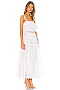 view 2 of 3 La Ghessa Maxi Dress in White Eyelet Cotton