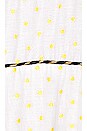 view 4 of 4 ROBE COURTE BEAU RIVAGE in White Cotton Voile & Yellow Swiss Dot