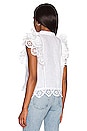 view 4 of 5 BLUSA VICTORIANA LA CHEMISIRE in White Eyelet