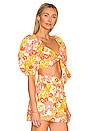 view 2 of 4 L'Arriere Sweetheart Top in Orange Daisy