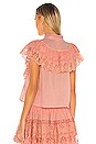view 4 of 5 BLUSA LA BAVETTE in Antique Rose Broderie Anglaise & Lace