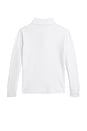 view 2 of 2 Kids Long Sleeve Half Zip Pullover in White