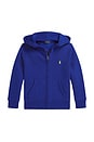 view 1 of 2 Fleece Full-Zip Hoodie in Classic Azure