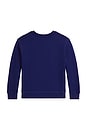 view 2 of 2 Long Sleeve Truck Graphic Crewneck Sweatshirt in Fall Royal