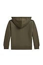 view 2 of 2 Kids Fleece Full Zip Hoodie in Cruise Olive