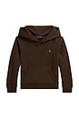 view 1 of 2 Kids Fleece Hoodie in Nutmeg Brown