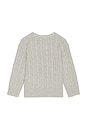 view 2 of 2 PULL CABLE KNIT  in Andover Heather