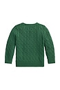 view 2 of 2 PULL CABLE KNIT in Verano Green