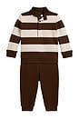 view 1 of 2 LOT MOCK NECK  in Chocolate Mousse Multi