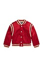 view 1 of 2 Kids Polo Ball Bomber Jacket in Ralph Red