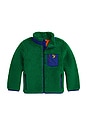 view 1 of 2 Kids Full-zip Fleece Sweatshirt in Athletic Green