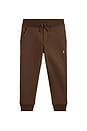 view 1 of 2 Kids Fleece Jogger in Nutmeg Brown
