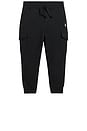 view 1 of 2 Kids Cargo Athletic Jogger in Polo Black & White