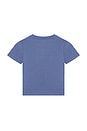 view 2 of 2 Kids Short Sleeve Cotton Jersey Pocket T-shirt in Blue Heaven