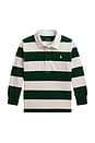 view 1 of 2 CHEMISE RUGBY in Hunter Green & Nevis