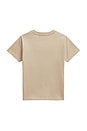 view 2 of 2 Kids Short Sleeve Cotton Jersey Crewneck T-shirt in Classic Khaki