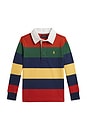 view 1 of 2 CHEMISE RUGBY in Post Red Multi