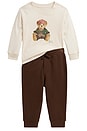 view 1 of 3 CONJUNTO JERSEY JOGGER in Estate Cream