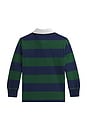 view 2 of 5 CHEMISE RUGBY in Verano Green & Rustic Navy