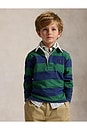 view 5 of 5 CHEMISE RUGBY in Verano Green & Rustic Navy