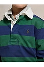 view 6 of 5 CHEMISE RUGBY in Verano Green & Rustic Navy