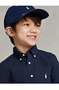 view 5 of 5 Kids Short Sleeve Seersucker Sport Shirt in Astoria Navy