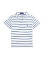 view 1 of 2 Kids Johnny Collar Polo in Deckwash White & Scottsdale Blue