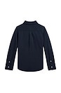 view 2 of 5 Long Sleeve Featherweight Mesh Sport Shirt in Aviator Navy