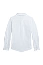 view 2 of 5 Long Sleeve Featherweight Mesh Sport Shirt in White