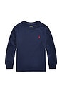 view 1 of 2 Long Sleeve Crewneck T-Shirt in Cruise Navy