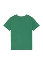 view 2 of 2 Kids Short Sleeve Cotton Jersey Novelty Bear Graphic T Shirt in Fairway Green Bear