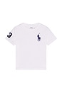 view 1 of 2 Short Sleeve Cotton Jersey Crewneck Big Pony T-shirt in White
