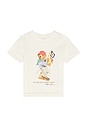view 1 of 2 Short Sleeve Jersey Knit Novelty Sailing Bear Crewneck Graphic T-shirt in Sp26 Bear Deckwash White