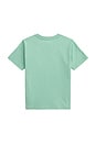 view 2 of 2 Kids Short Sleeve Cotton Jersey Pocket T-shirt in Essex Green