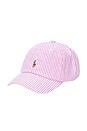 view 1 of 2 Kids Chino Baseball Cap in Pink Seersucker