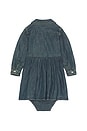 view 2 of 2 Baby Shirred Denim Shirtdress in Indigo