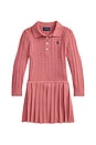 view 1 of 2 ROBE CABLE POLO in Canvas Pink