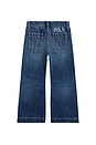 view 2 of 3 Kids Low Stretch Denim Sailor Pant in Juni Wash