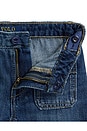 view 3 of 3 Kids Low Stretch Denim Sailor Pant in Juni Wash