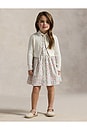 view 4 of 4 Kids Pointelle Mini Cable Knit Cardigan in Nevis